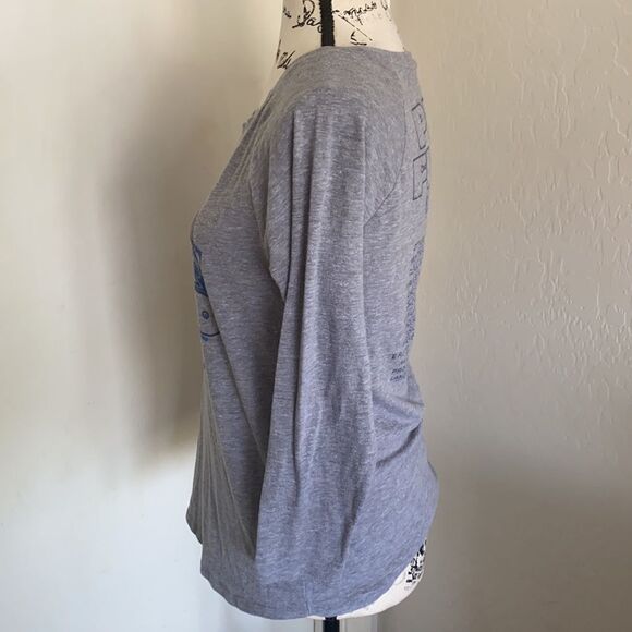 Lucky Brand Pink Floyd Band Gray Rainbow Distressed Graphic Shirt - Picture 2 of 10